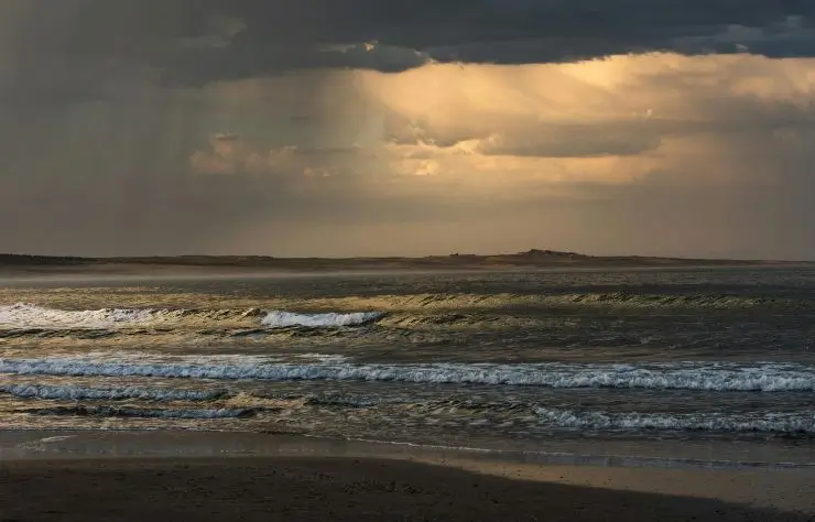 cabo_polonio_uruguay vista al amanecer de la playa cabo polonio Uruguay