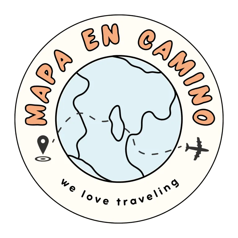 logo fondo transparente mapa en camino