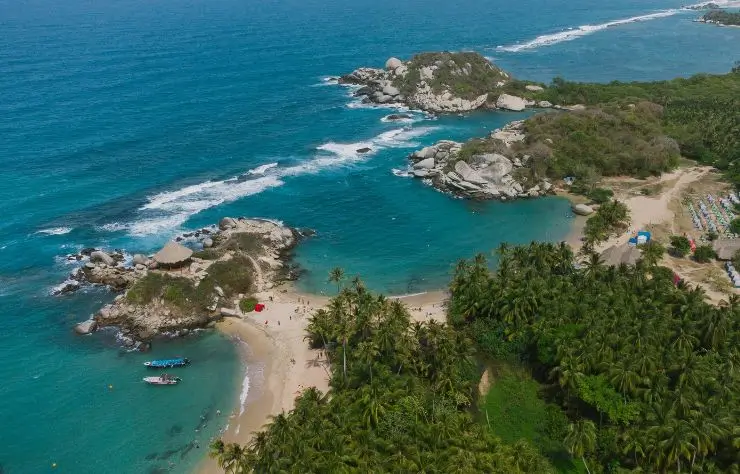 parque_natural_tayrona Parque natural Tayrona, vista de la playa cabo San Juan